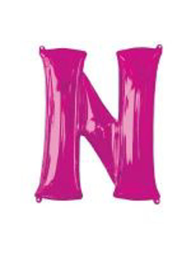 Picture of PINK LETTER N FOIL BALLOON